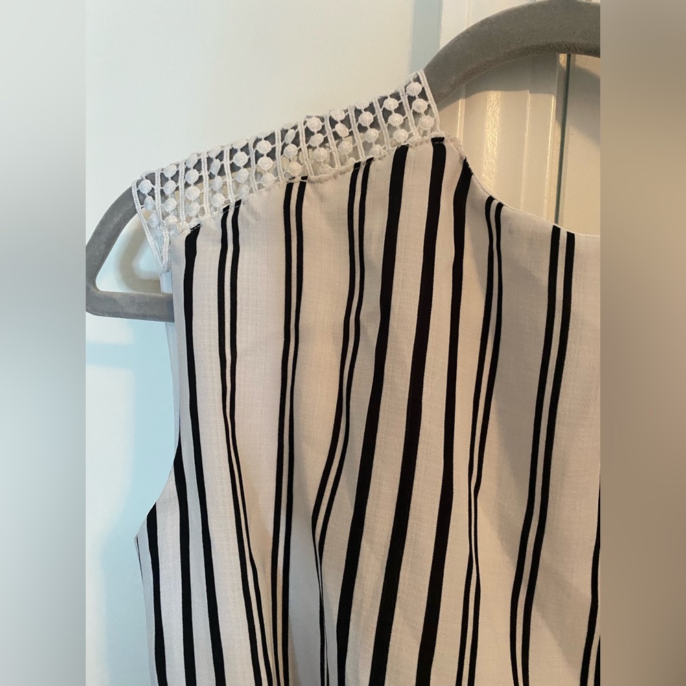 Women’s Black & White Jumpsuit - Picture 5 of 7